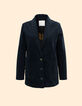 I.Code navy corduroy suit jacket-6