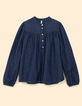 Blouse in authentiek jeansblauw I.Code-6