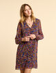 I.Code camel dress with multicolour paisley print-2