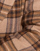 I.Code camel check coat-7