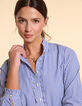 Gestreifte Bluse in Authentic Blue I.Code-4