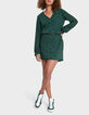 I.Code imperial green dress with wave print-7