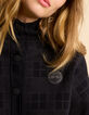 Schwarze Strickjacke mit Karojacquard I.Code-4