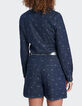 Unwashed korte jumpsuit monogramprint hartjes I.Code-3