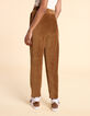 Camel jogging ribfluweeltricot I.Code-4