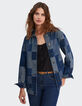 I.Code blue denim patchwork-style jacket-9