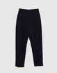 I.Code navy knit trousers-6