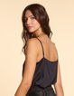 Zwart lingerie topje met dunne bandjes I.Code-3