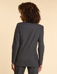 Antracietgrijze blazer pied-de-puce-motief I.Code-3