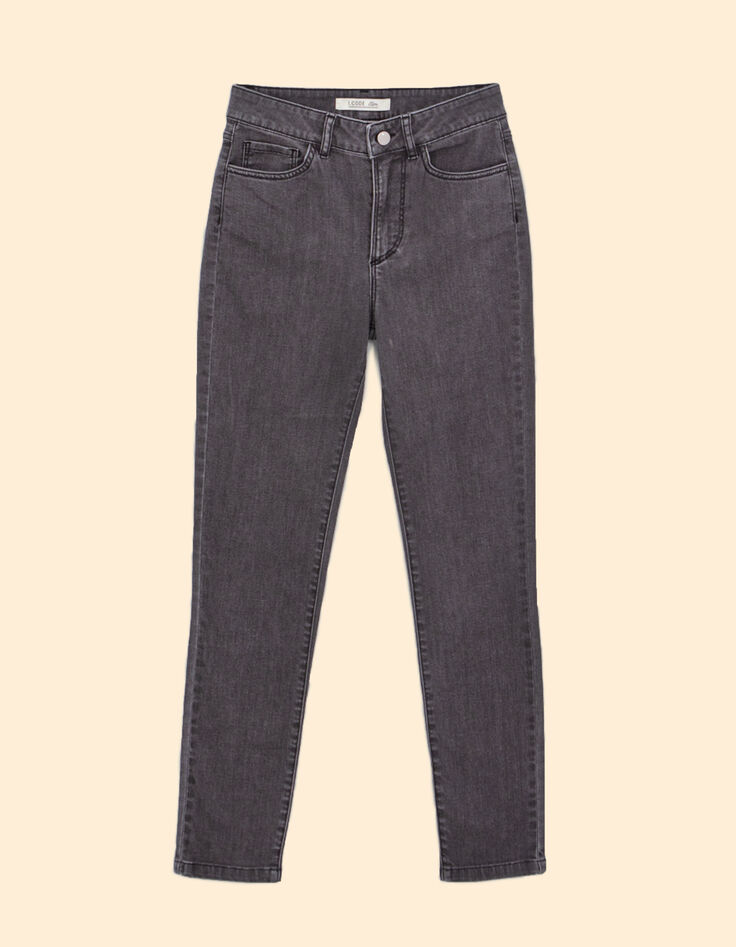 Antracietgrijze slim fit jeans I.Code-6