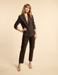 Camelbrauner Blazer mit Mini-Pepitamuster I.Code-7