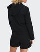 Schwarze Jacke mit Bienenwabenstruktur I.Code-3