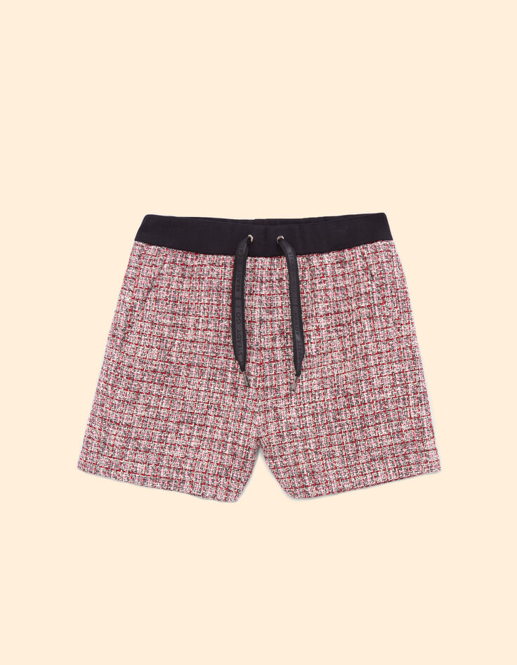 Short Red façon tweed fantaisie I.Code-6