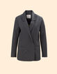 Veste de costume anthracite motif pied-de-puce I.Code-6