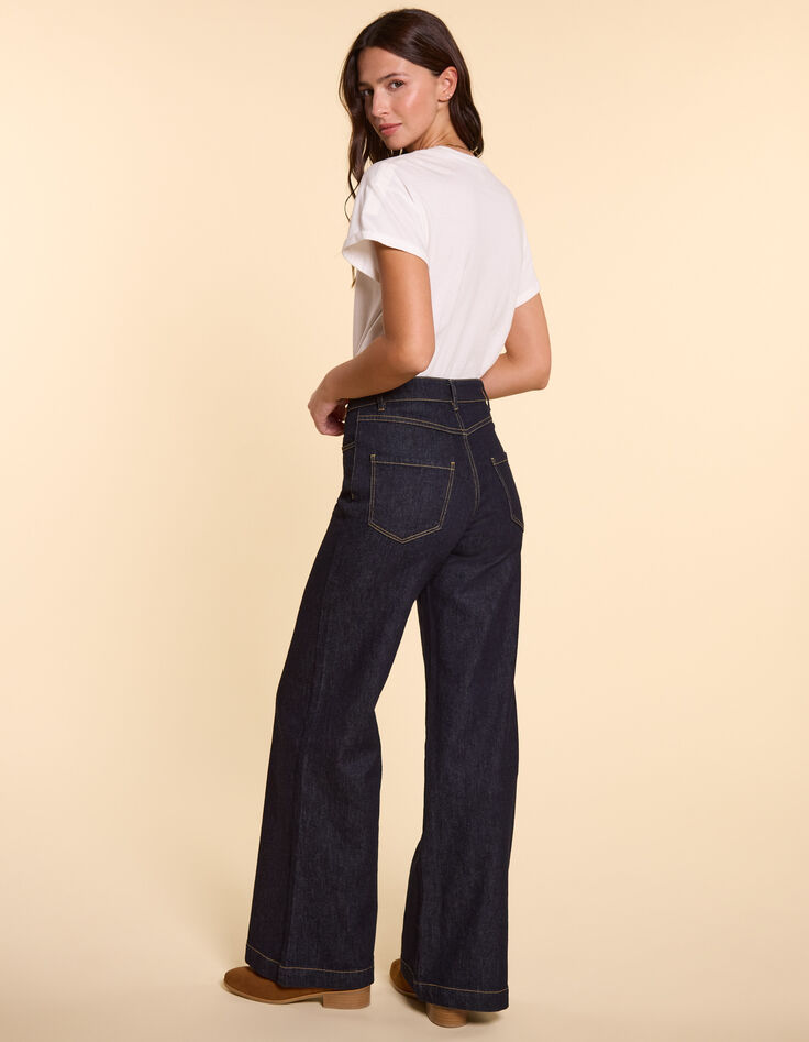 Ungebleichte Flare-Jeans I.Code-1