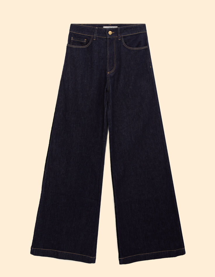 Ungebleichte Flare-Jeans I.Code-5