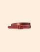 Ceinture réversible bubble gum et rouge métallisé I.Code-4