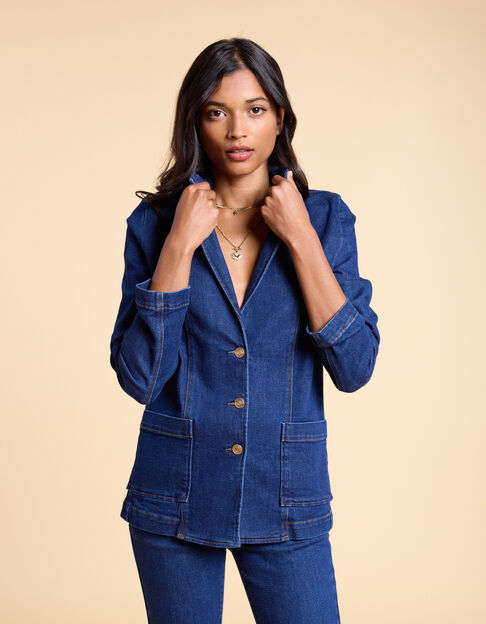 I.Code Authentic blue denim suit jacket - I.CODE