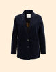 I.Code navy corduroy suit jacket-7