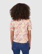 Weißes Top mit Paisley-Badeprint I.Code -3