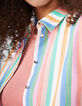 Chemise flash candy imprimé rayures couleur I.Code -7