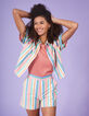 I.Code flash candy striped shirt-2