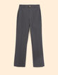 I.Code charcoal houndstooth suit trousers-6