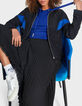 Blouson noir et bleu saphir biface I.Code-1