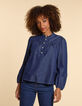 Blouse in authentiek jeansblauw I.Code-1