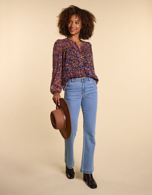 I.Code authentic flared jeans with buttoned pockets - I.CODE