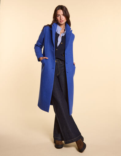 I.Code sky blue long coat - I.CODE