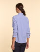 I.Code authentic blue striped shirt-3