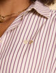 Camisa a rayas morado oscuro bordada I.Code-4