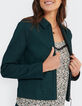 I.Code imperial green textured knit suit jacket-1