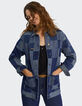 Veste en jean bleue esprit patchwork I.Code-5