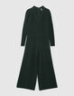 I.Code imperial green ribbed knit jumpsuit-6