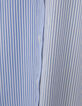 Chemise blanche motif rayures bleu ciel I.Code-7