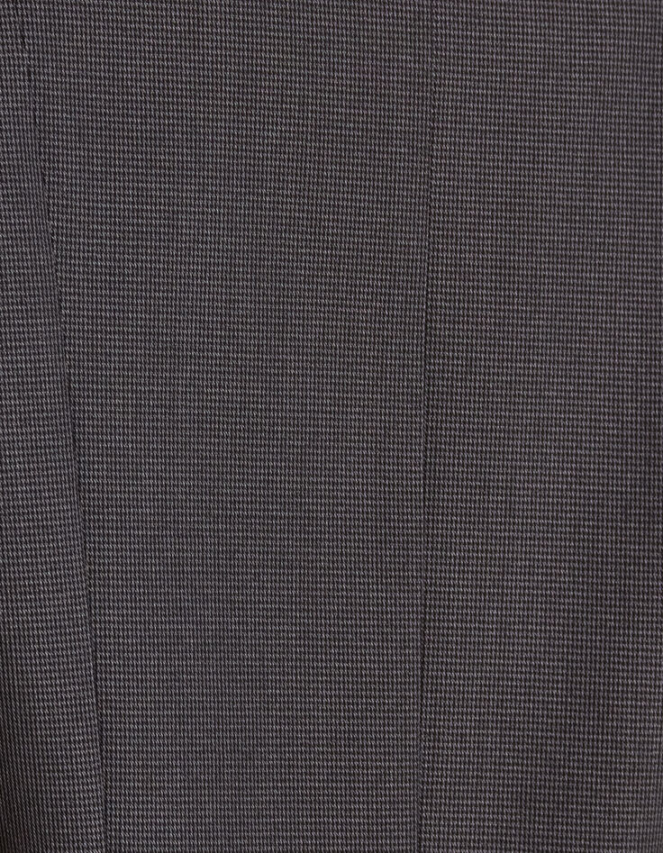 I.Code charcoal houndstooth suit jacket-7