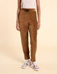 I.Code camel corduroy joggers-3