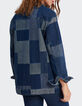 I.Code blue denim patchwork-style jacket-3