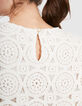 I.Code ecru macramé-style all-lace top-5