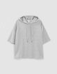 I.Code silver knit hooded top-6