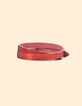 Omkeerbare bubble gum en metallic rode riem I.Code-5