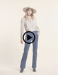 Jean flare bleu authentique I.Code-6